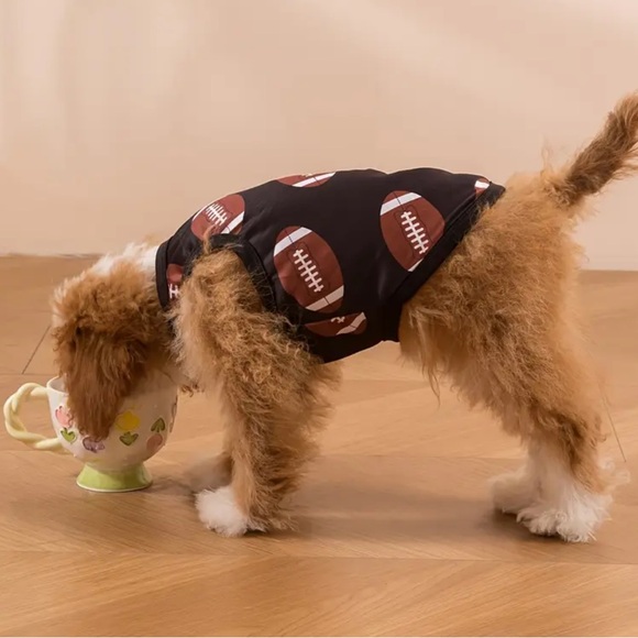 Football Dog clothing- Brown and White choose one NWT - Picture 2 of 7